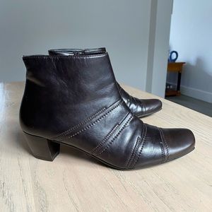 Paul Green Leather Booties